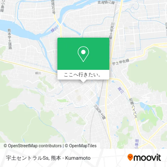 宇土セントラルSs地図