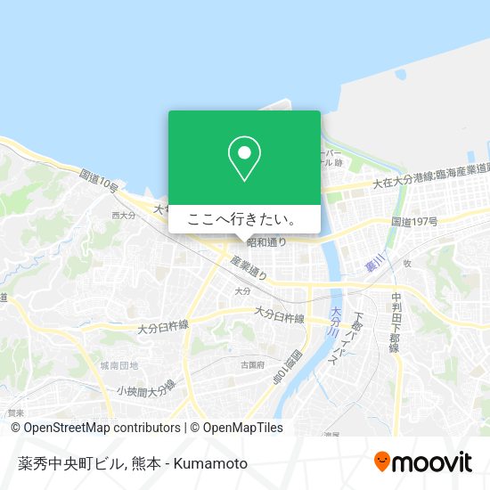 薬秀中央町ビル地図