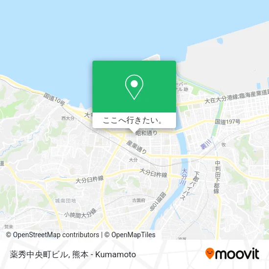 薬秀中央町ビル地図