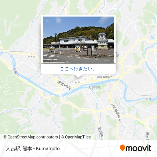 人吉駅地図