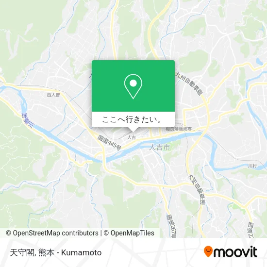 天守閣地図