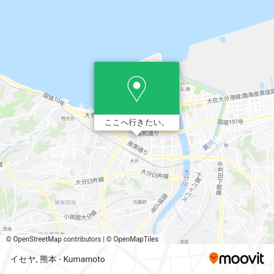 イセヤ地図