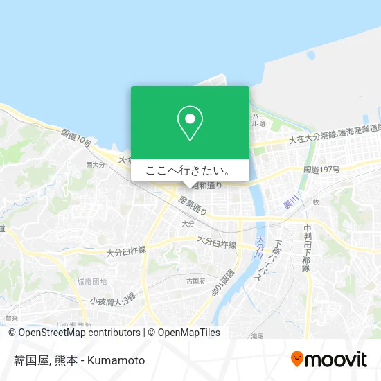 韓国屋地図