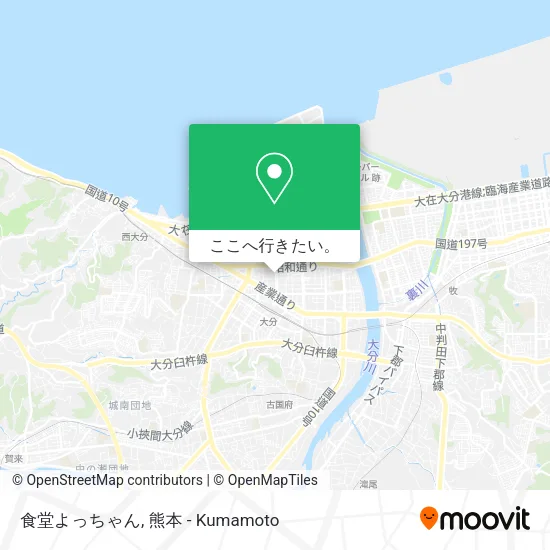 食堂よっちゃん地図