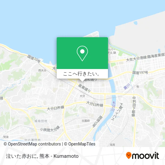 泣いた赤おに地図