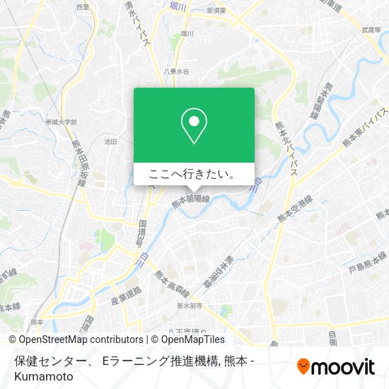 保健センター、 Eラーニング推進機構地図