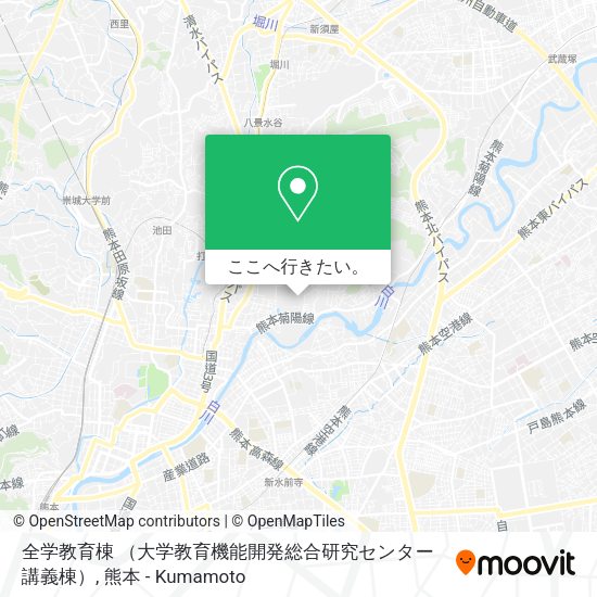 全学教育棟 （大学教育機能開発総合研究センター　講義棟）地図