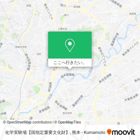 化学実験場【国指定重要文化財】地図