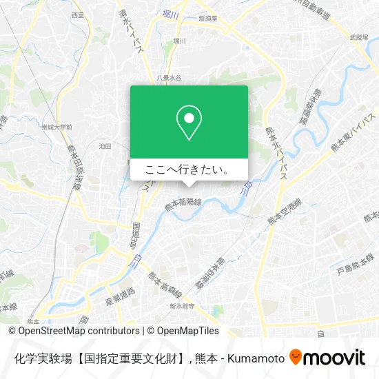 化学実験場【国指定重要文化財】地図