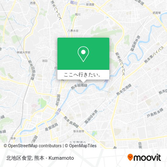 北地区食堂地図