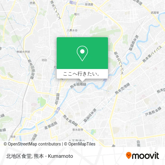 北地区食堂地図