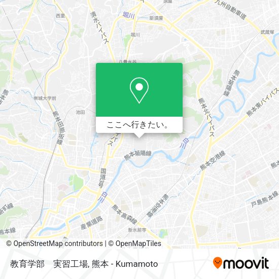 教育学部　実習工場地図