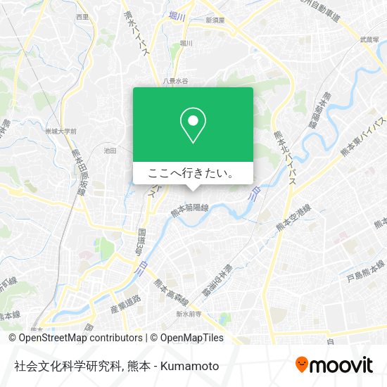 社会文化科学研究科地図