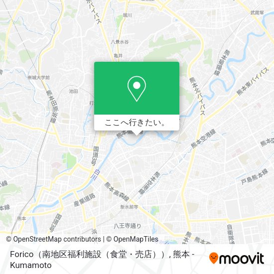 Forico（南地区福利施設（食堂・売店））地図