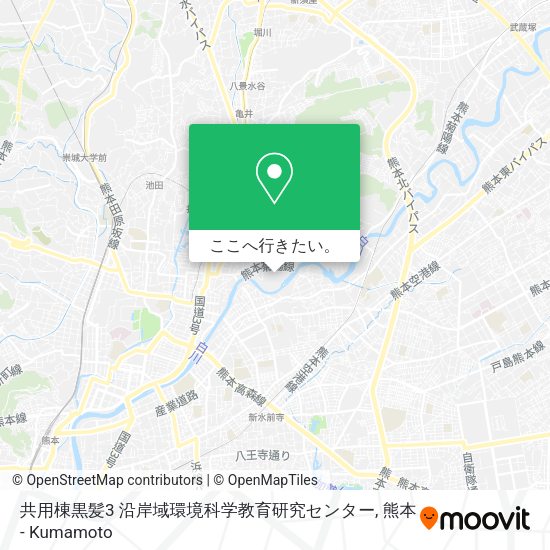 共用棟黒髪3 沿岸域環境科学教育研究センター地図