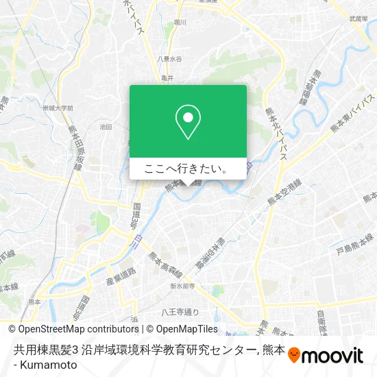 共用棟黒髪3 沿岸域環境科学教育研究センター地図