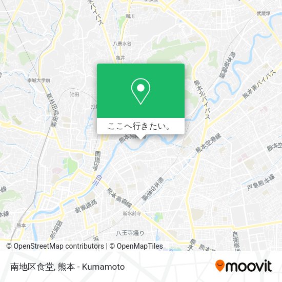 南地区食堂地図