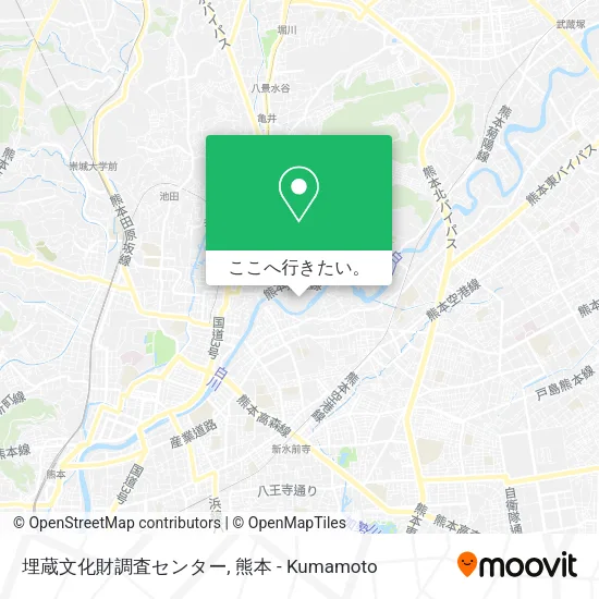 埋蔵文化財調査センター地図