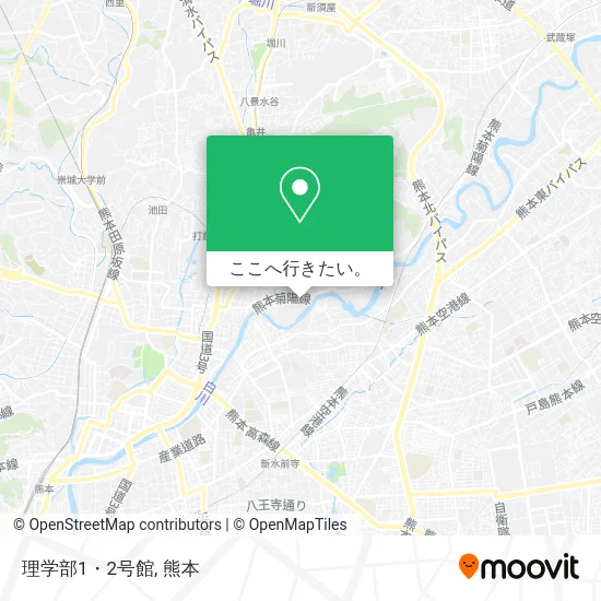 理学部1・2号館地図