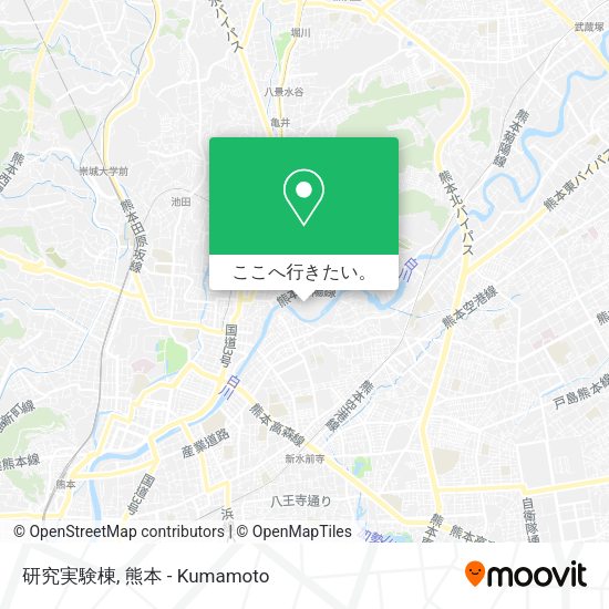 研究実験棟地図