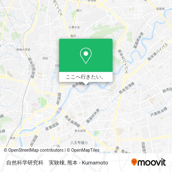 自然科学研究科　実験棟地図