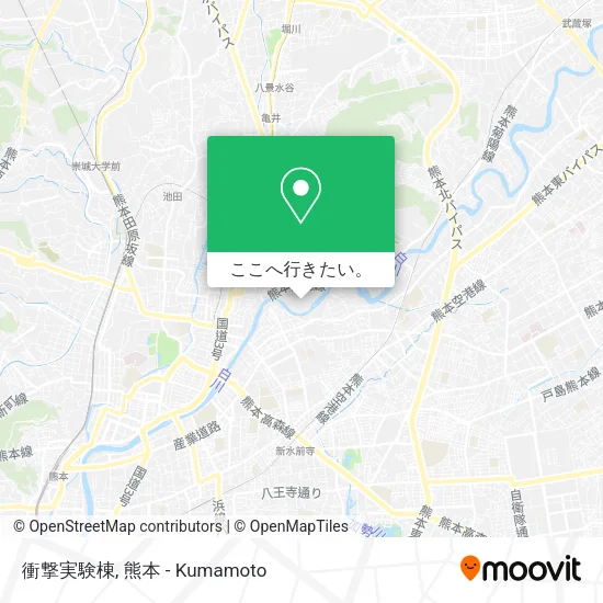 衝撃実験棟地図