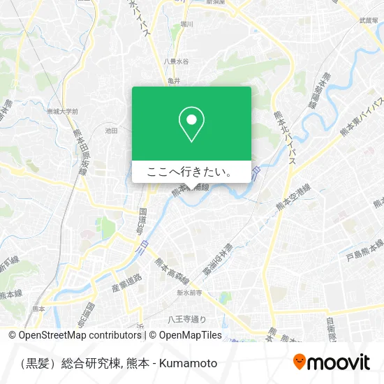 （黒髪）総合研究棟地図