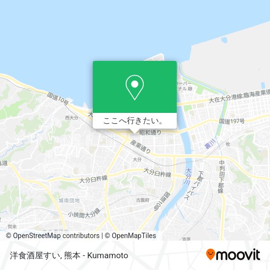 洋食酒屋すい地図