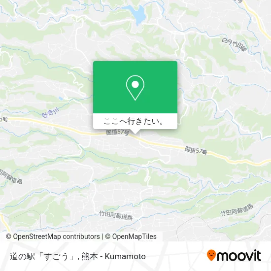 道の駅「すごう」地図