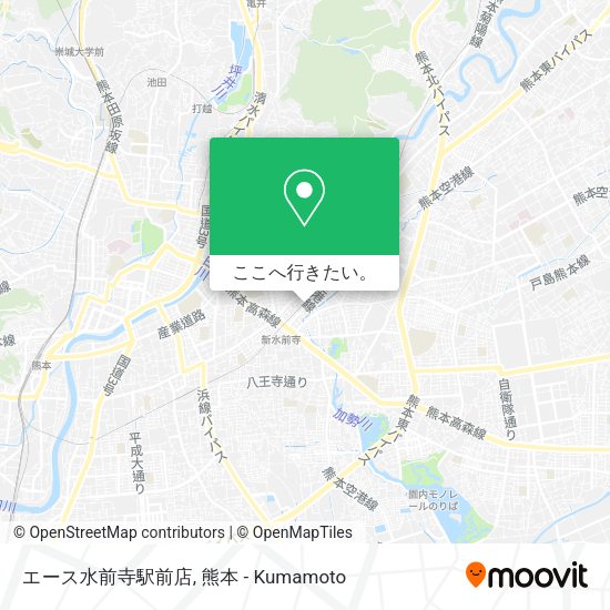 エース水前寺駅前店地図