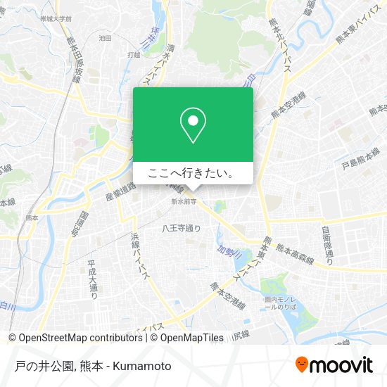 戸の井公園地図