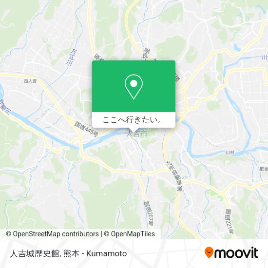 人吉城歴史館地図
