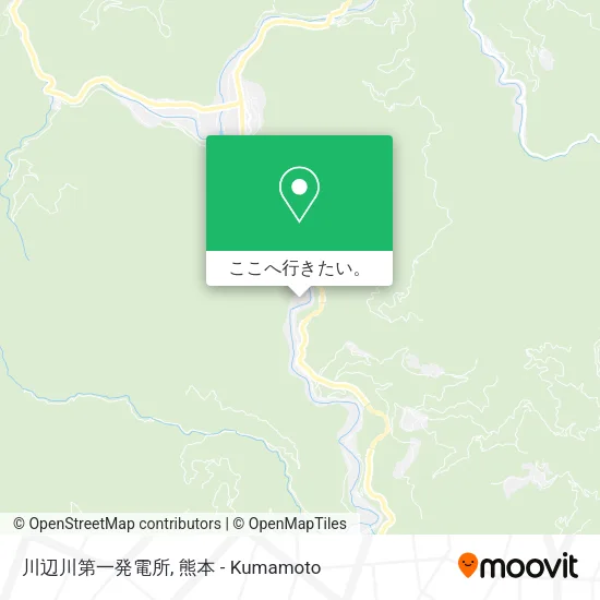 川辺川第一発電所地図