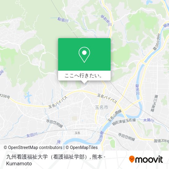 九州看護福祉大学（看護福祉学部）地図