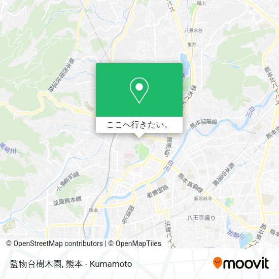 監物台樹木園地図