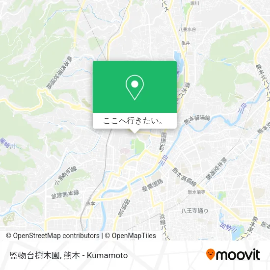 監物台樹木園地図