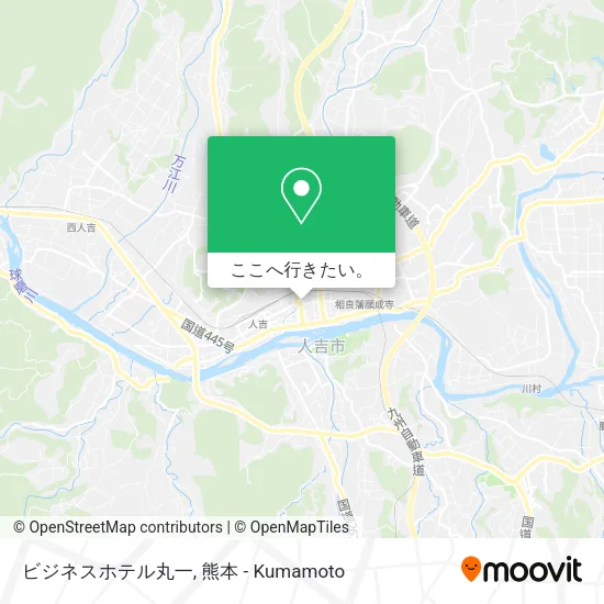 ビジネスホテル丸一地図