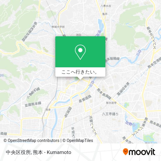 中央区役所地図