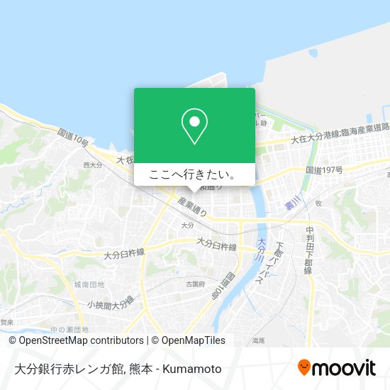 大分銀行赤レンガ館地図