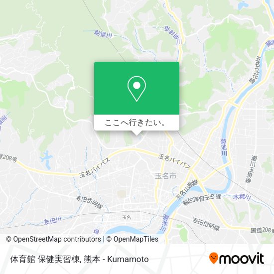 体育館 保健実習棟地図