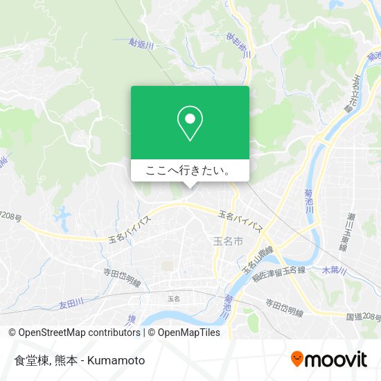 食堂棟地図