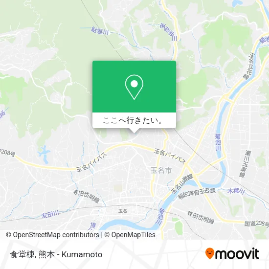食堂棟地図