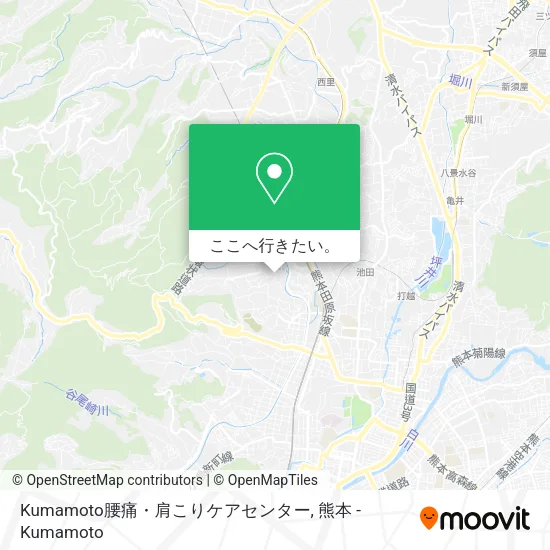 Kumamoto腰痛・肩こりケアセンター地図