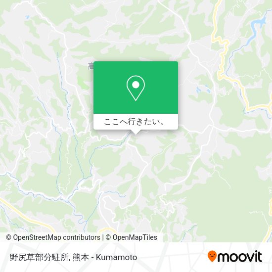 野尻草部分駐所地図