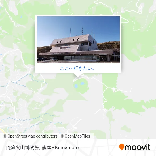 阿蘇火山博物館地図