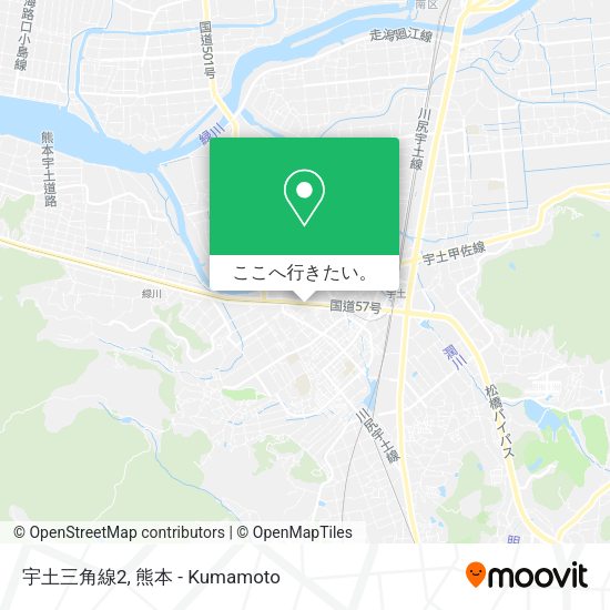 宇土三角線2地図