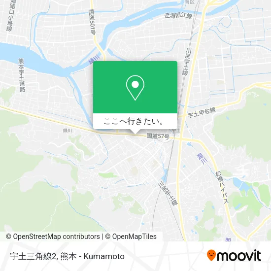 宇土三角線2地図