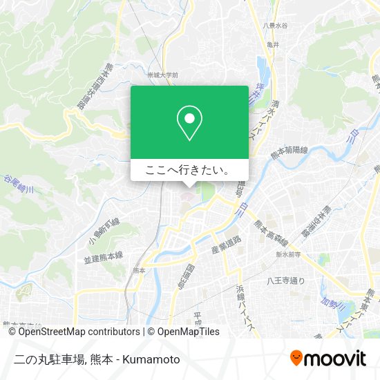 二の丸駐車場地図