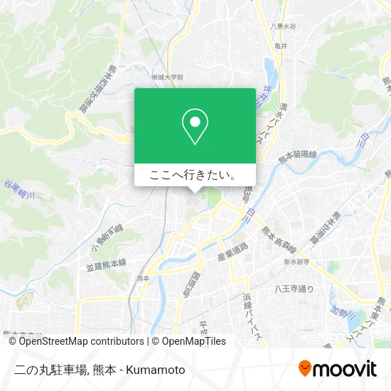 二の丸駐車場地図
