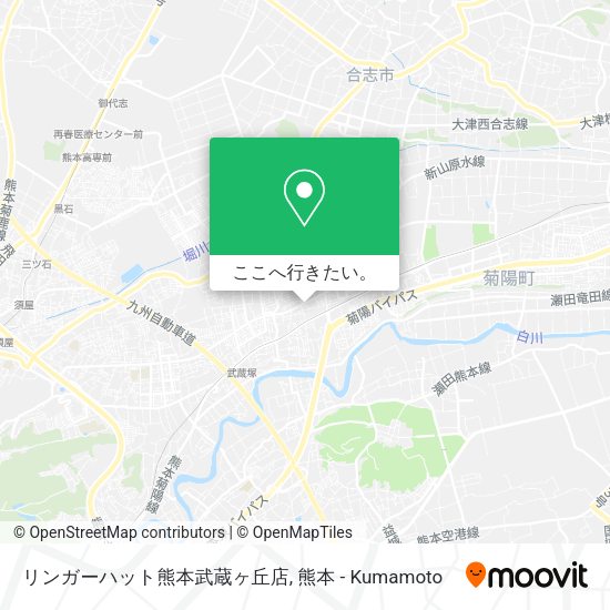 リンガーハット熊本武蔵ヶ丘店地図
